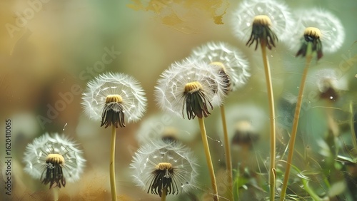 Wallpaper Mural dandelion seeds in the wind Torontodigital.ca