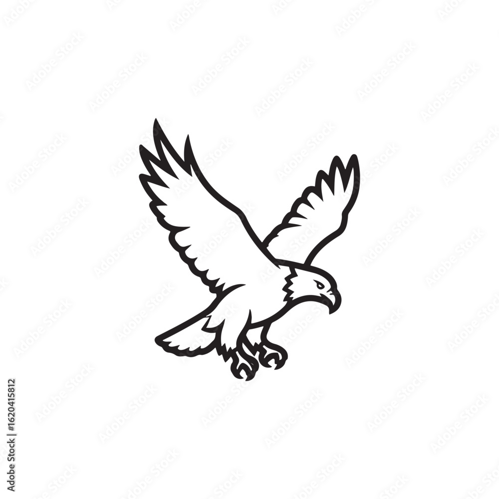 Fototapeta premium eagle in the form of a bird