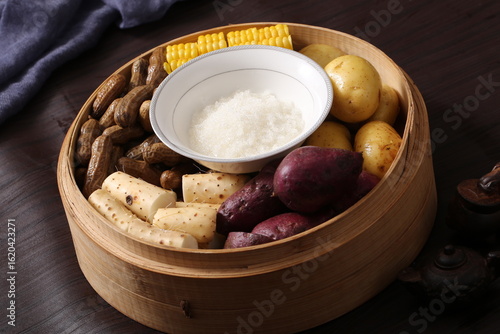 Slika na platnu Chinese cuisine, Cantonese cuisine, abundant grains