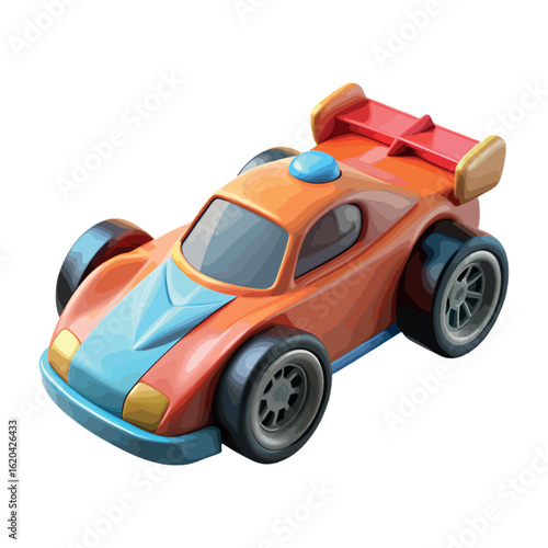 Web3D racing car vector art.