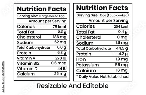 nutrition and supplement fact, nutrition facts. 
