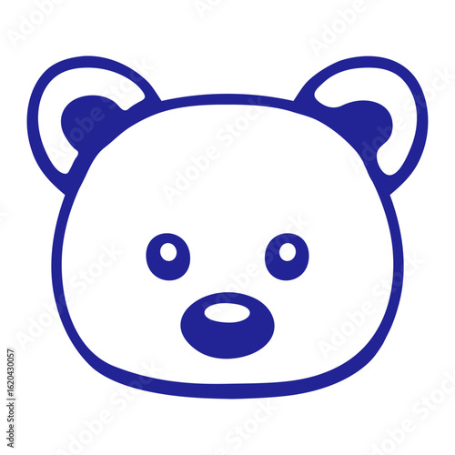 Bear Teddy Big Nose Friendly Cute Child Drawing