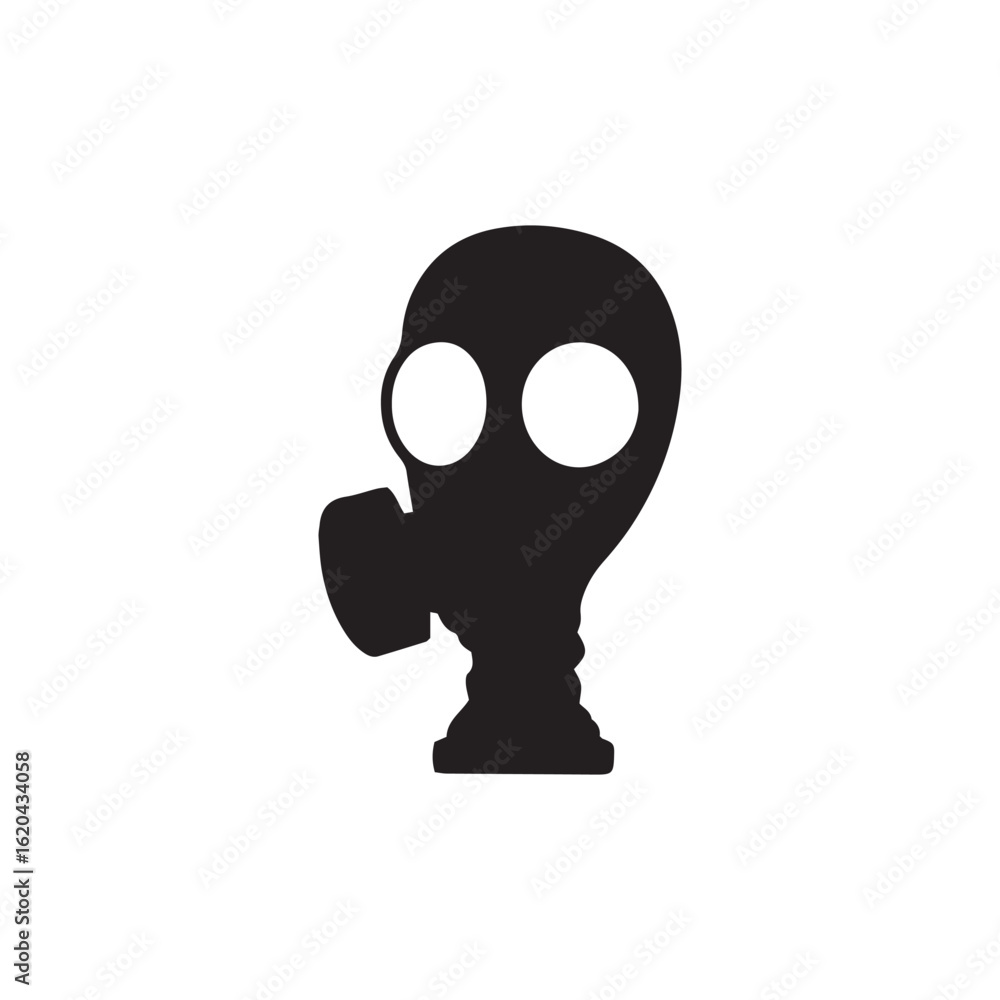 Gas Mask Icon – Respiratory Protection Safety Symbol Gas Mask Icon – Respiratory Protection Safety Symbol