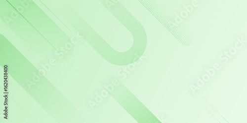 Green geometric abstract background. Modern trendy design in Vector Illustration
