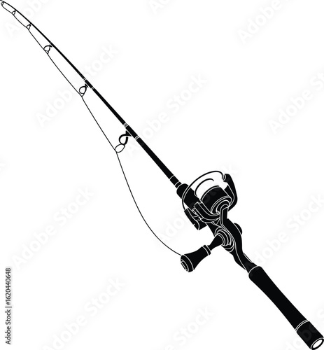 Fishing rod and reel combo, freshwater gear, saltwater equipment, durable design, lightweight tackle, angler tool, professional fishing set, outdoor accessory