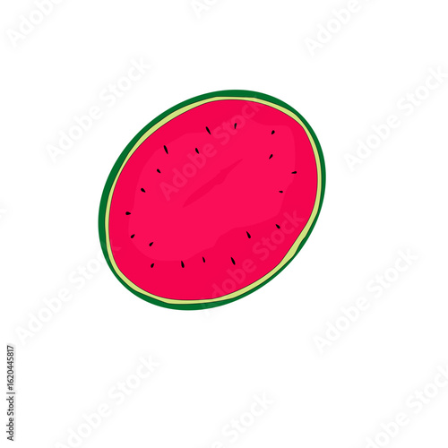set of watermelon slices