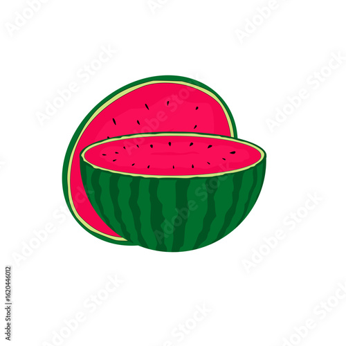 set of watermelon slices