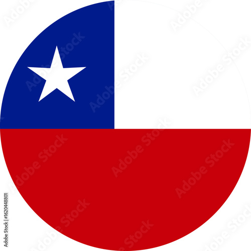Chile flag illustrator national of round Free Download Chile flag illustrator national of round - GFXLoad