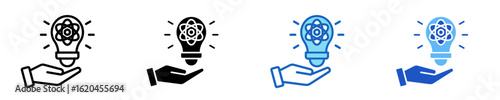 Lightbulb  Icon Set Multiple Style Collection