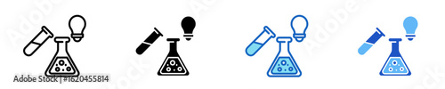 Experiment  Icon Set Multiple Style Collection