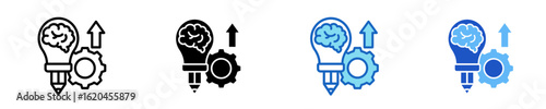 Design Thinking  Icon Set Multiple Style Collection