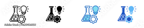 Experimentation Lab  Icon Set Multiple Style Collection