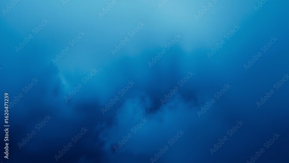 Obraz premium Photo of deep blue abstract background with light effect