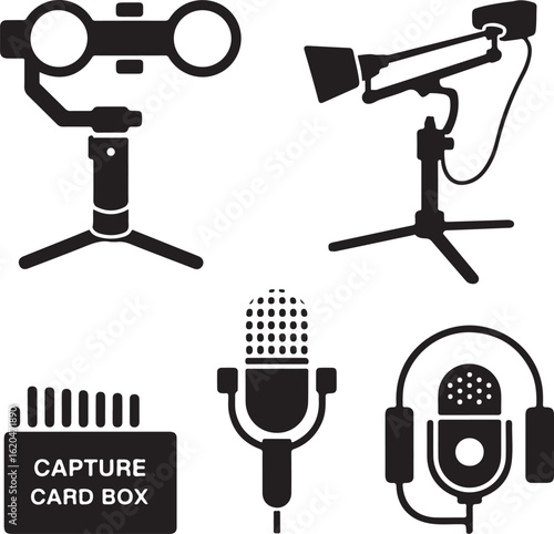  Audio and Video Recording Equipment Icons