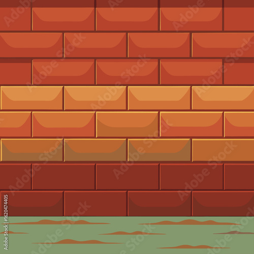red brick wall..red brick wall background