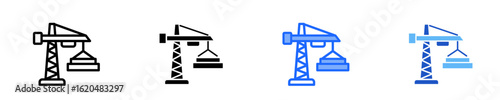 Structural Engineering  Icon Set Multiple Style Collection