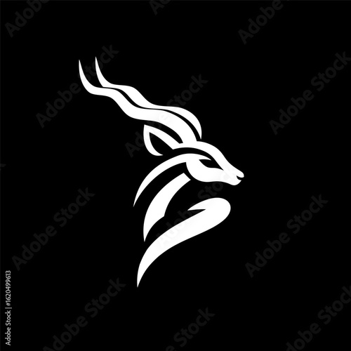 Black and White Animal Logo