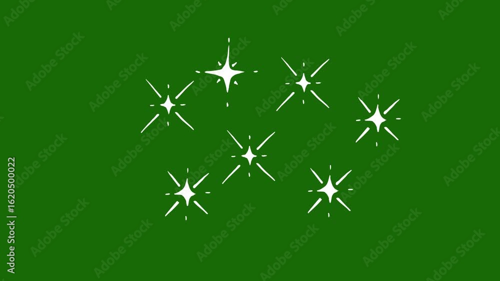 Sparkle Stars Animation Glitter White Cartoon Flat Vector Twinkling Doodle Style Blinking Shining Starry Night Sky Light Magical Sparkle Twinkle Effect Animation Background Green Screen 4K Sparkle Stars Animation Glitter White Cartoon Flat Vector Twinkling Doodle Style Blinking Shining Starry Night Sky Light Magical Sparkle Twinkle Effect Animation Background Green Screen 4K