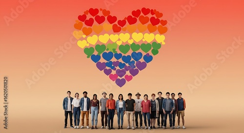 LGBTQ+ Pride & DEIB: Celebrating Diversity, Inclusion, Love, and Equality in Rainbow Colors.