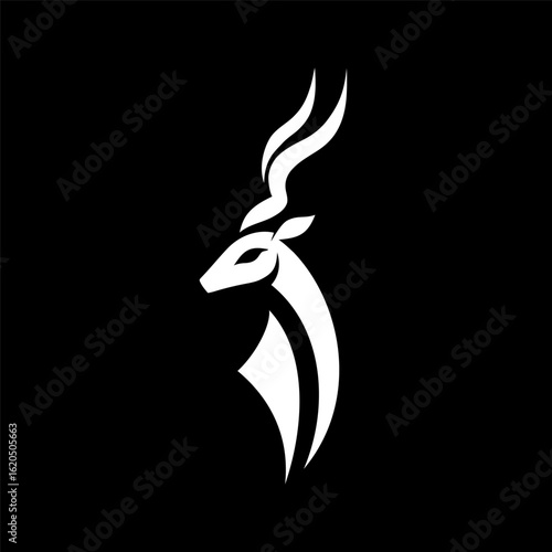 Stunning Blackbuck Identity Logo Concept