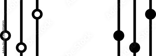 Sound level control icon. Sound adjustment vertical icon. Vector Illustration
