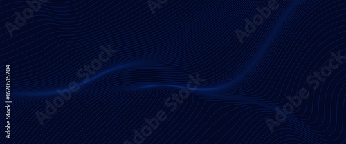Premium background design with diagonal dark blue line pattern. Vector horizontal template for digital lux business banner, contemporary formal invitation, luxury voucher, prestigious gift certificate