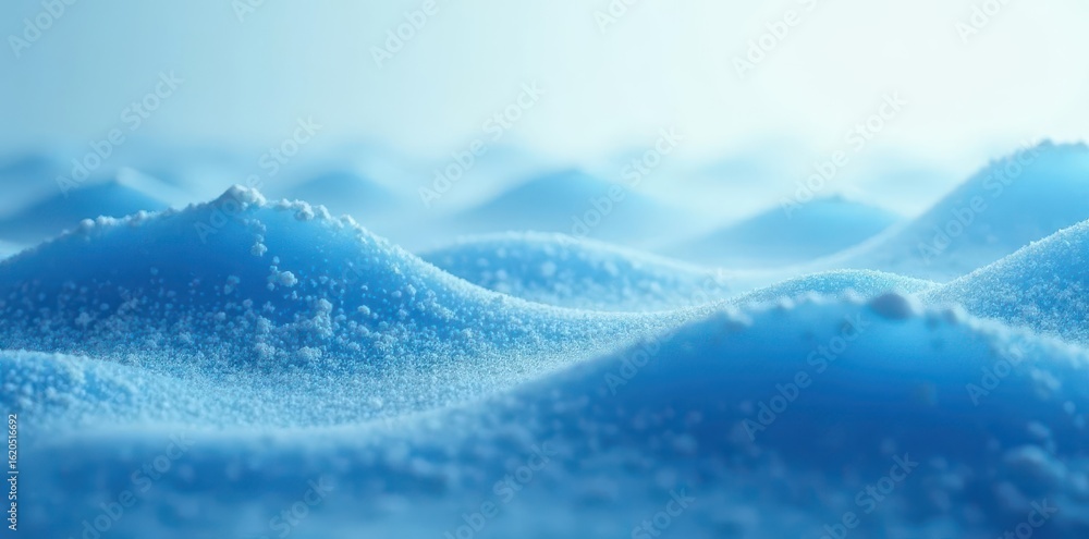 Obraz premium Soft gradient blue waves gently merge with an ethereal atmosphere , ethereal, gradient, dreamy