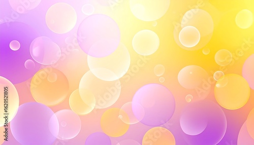 Abstract background of colorful circles