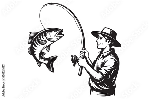 A Fisherman's Silhouette