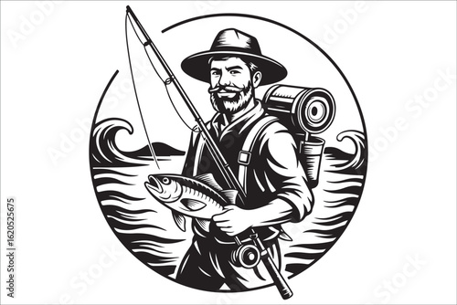 A Fisherman's Silhouette