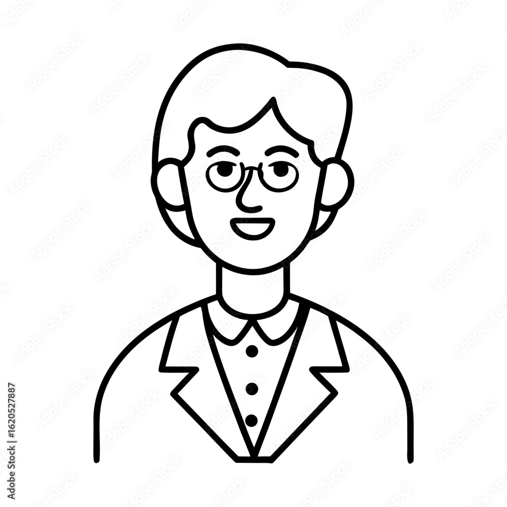 Inspiring teacher line art design for school academic and training concepts Vector illustration Inspiring teacher line art design for school academic and training concepts Vector illustration