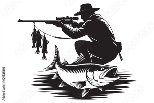 A Fisherman's Silhouette