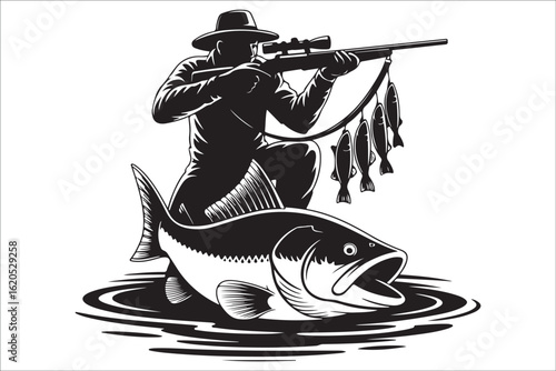 A Fisherman's Silhouette