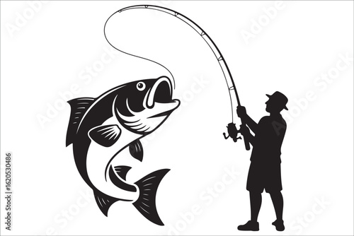 A Fisherman's Silhouette