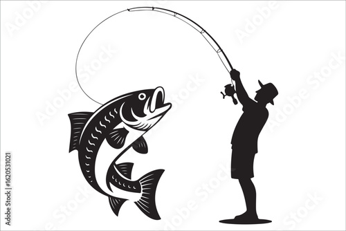 A Fisherman's Silhouette