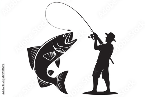 A Fisherman's Silhouette