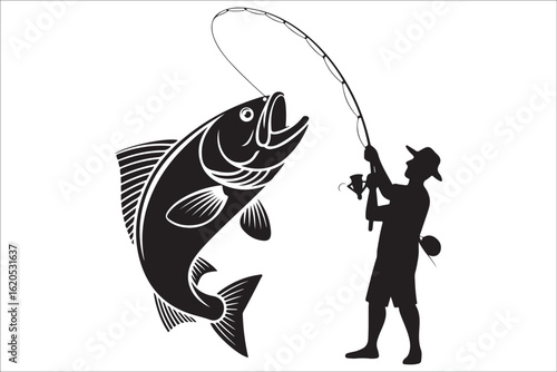 A Fisherman's Silhouette