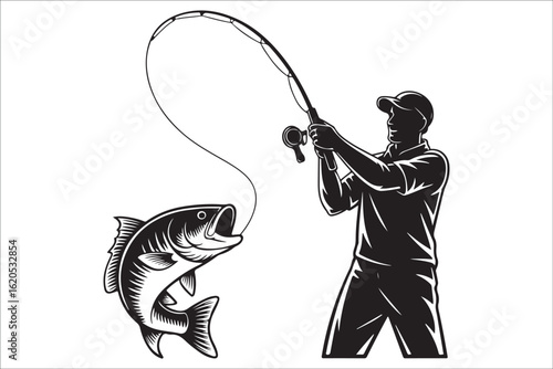 A Fisherman's Silhouette