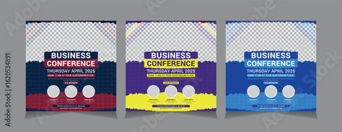 Business Social Media Post Templates, Digital marketing banner template, vector illustration eps 10	