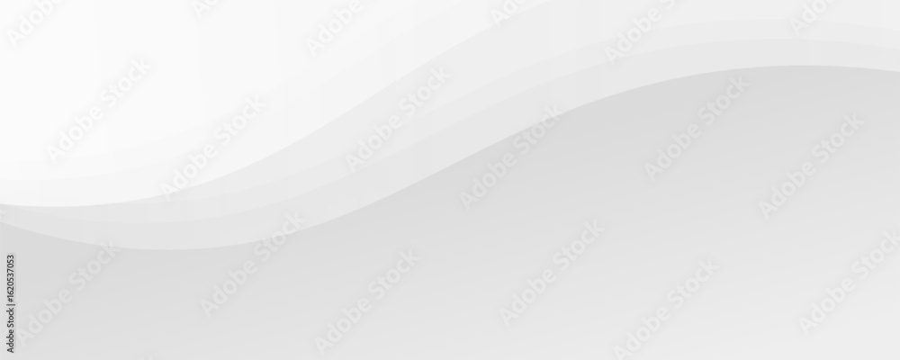 Obraz premium white wave on white background