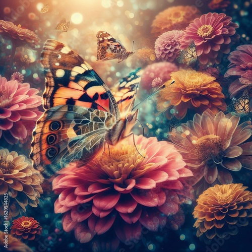 Butterfly Effect exposures of flowers