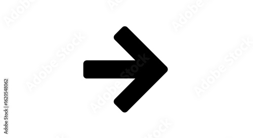 Free Download A simple black arrow pointing to the right direction on a plain white background design element vector - GFXLoad