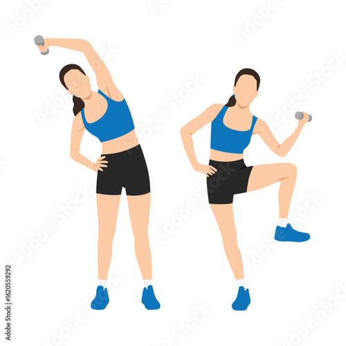 Dumbbell Ab Workout for Core Strength.