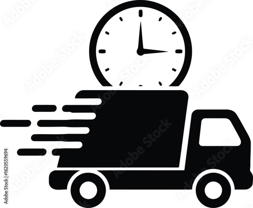 Fast Delivery Truck Icon