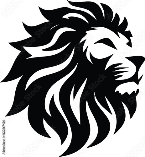 Wallpaper Mural Majestic lion face vector illustration. Ideal for tattoo art, coat of arms, and graphic design use.

 Torontodigital.ca
