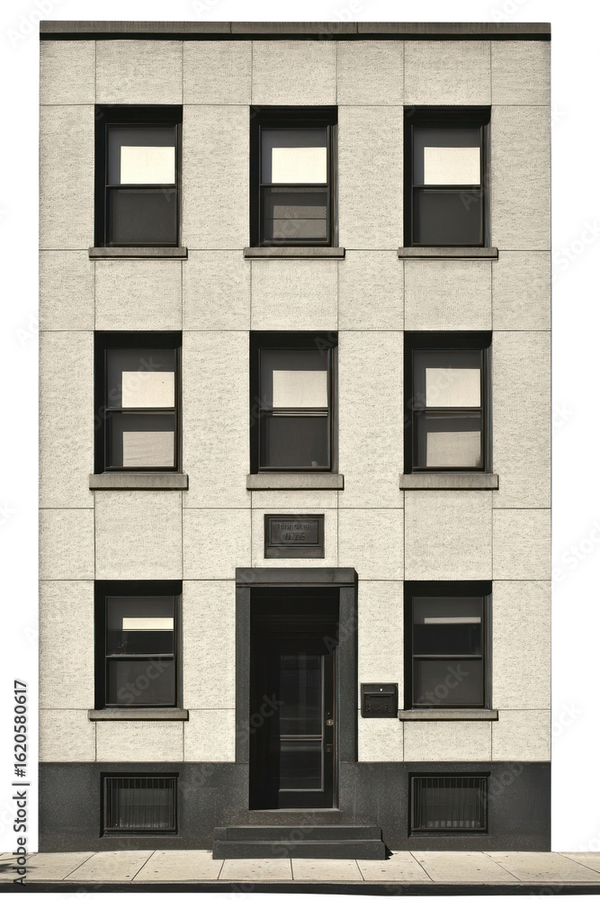 Fototapeta premium PNG Vintage building architecture urban city.