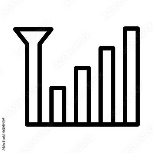 Mobile Signal line icon