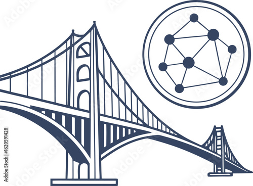 "Building Digital Bridges: Symbolic Connection Between Infrastructure and Network Communication"