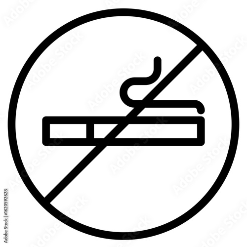 No smoking area icon vector illustration