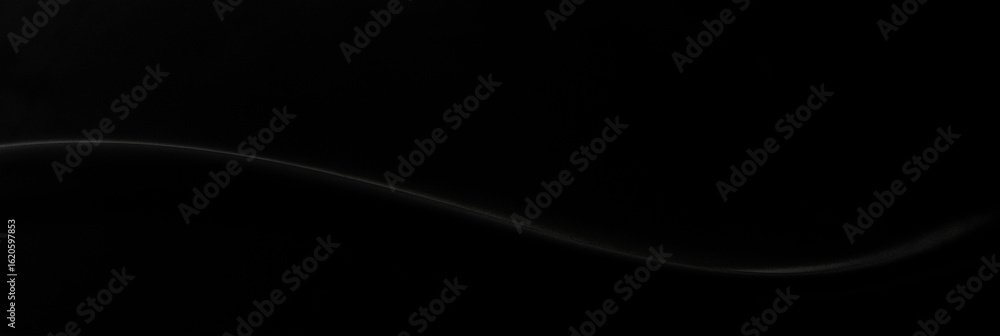 Fototapeta premium Black gray satin dark fabric texture luxurious shiny that is abstract silk cloth panorama background with patterns soft waves blur beautiful.